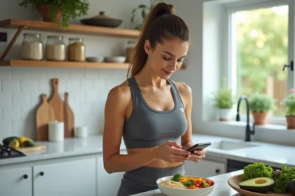 Femme préparant un repas équilibré pour perdre du poids en une semaine et relancer son métabolisme